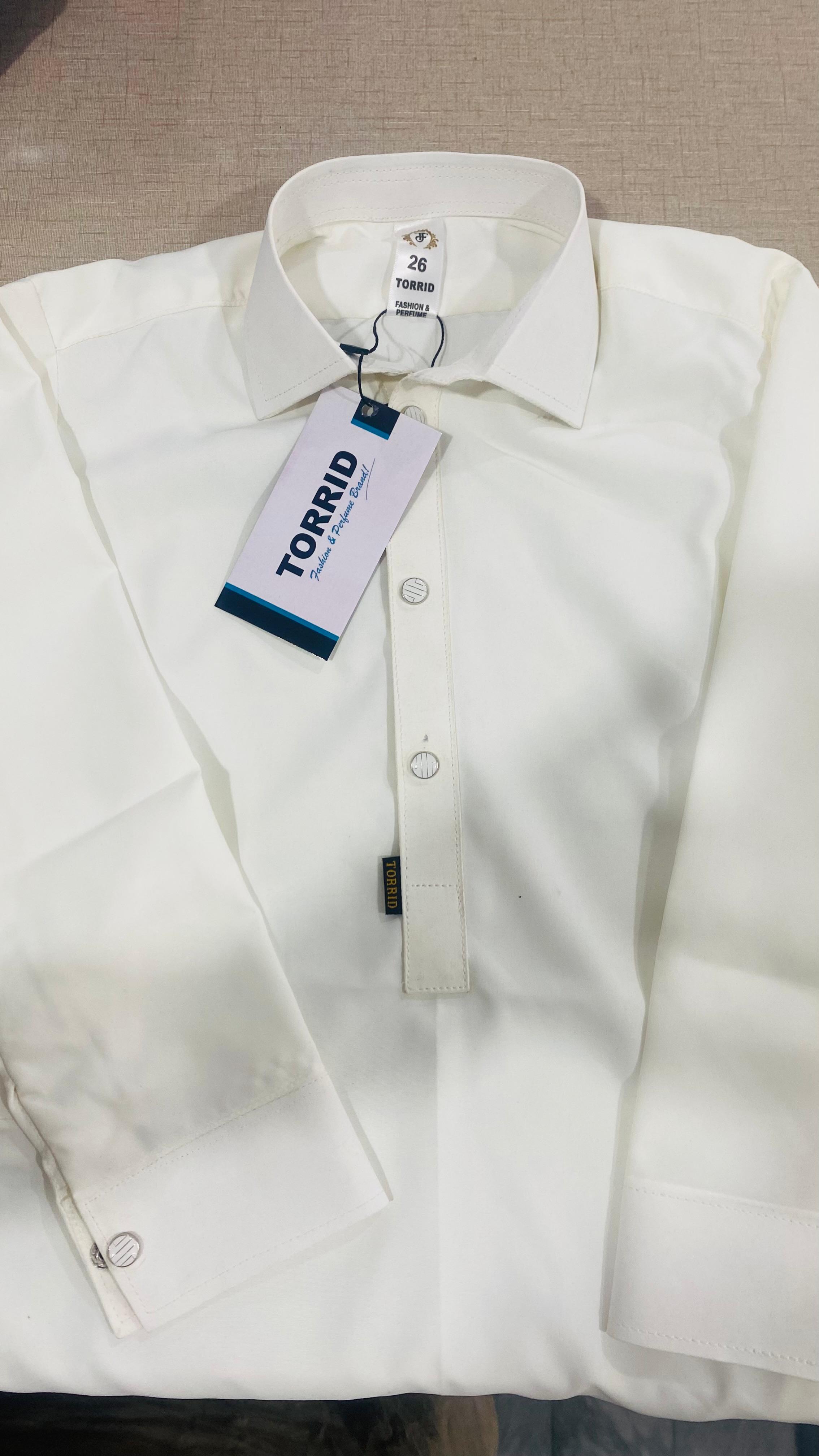 Torrid Classic White Shalwar Kameez